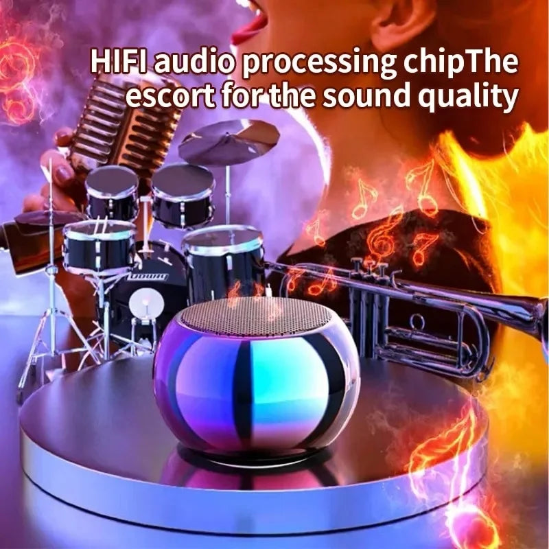 Portable Mini Bluetooth Speaker – Compact Wireless Desk Speaker