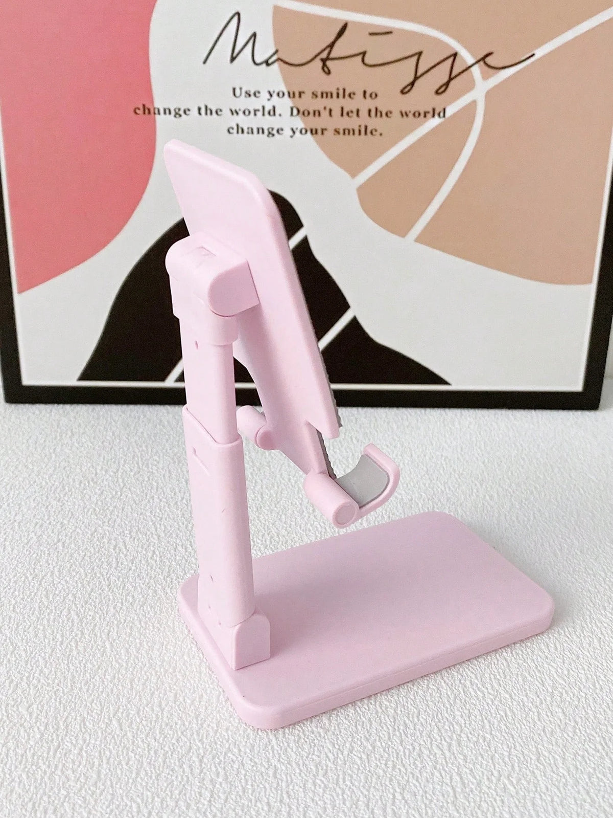 Adjustable Phone & Tablet Stand – Foldable Desk & Bed Holder