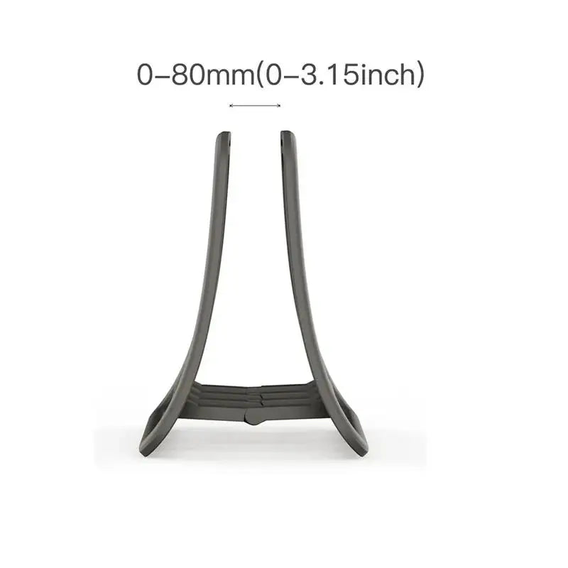 Foldable Vertical Laptop Stand – Space-Saving Desk Organizer