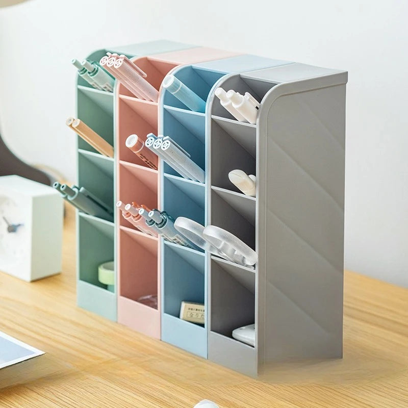 Desk Organizer Pen Holder – Multi-Slot Pencil & Stationery Storage