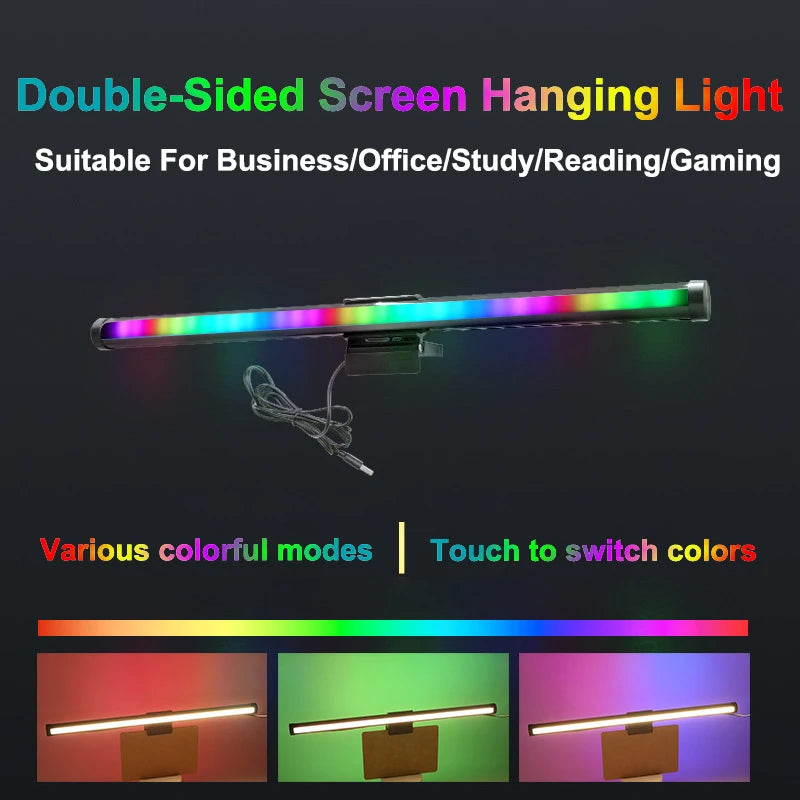 Monitor Light Bar – RGB Screen Lamp, Glare-Free