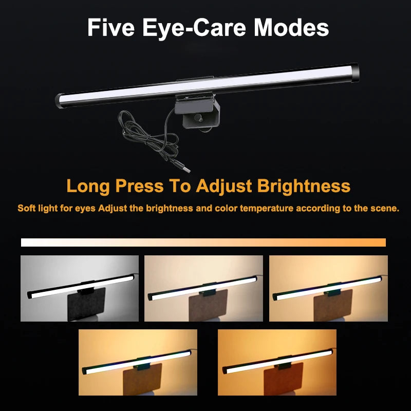 Monitor Light Bar – RGB Screen Lamp, Glare-Free