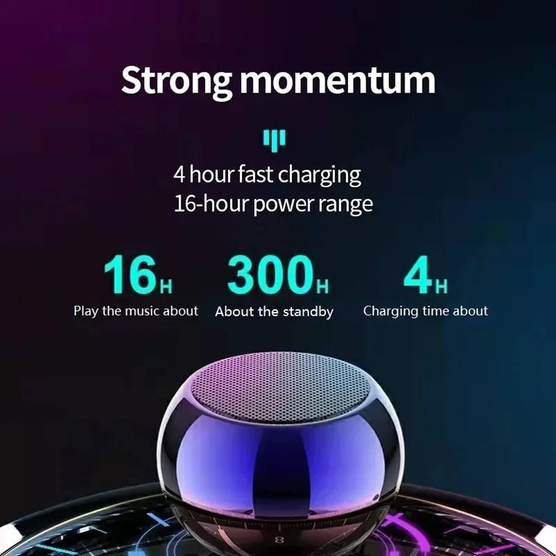 Portable Mini Bluetooth Speaker – Compact Wireless Desk Speaker